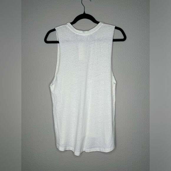 DAYDREAMER LA Womens Ramones Band White Graphic Muscle Tank Top Size Small - Picture 6 of 7